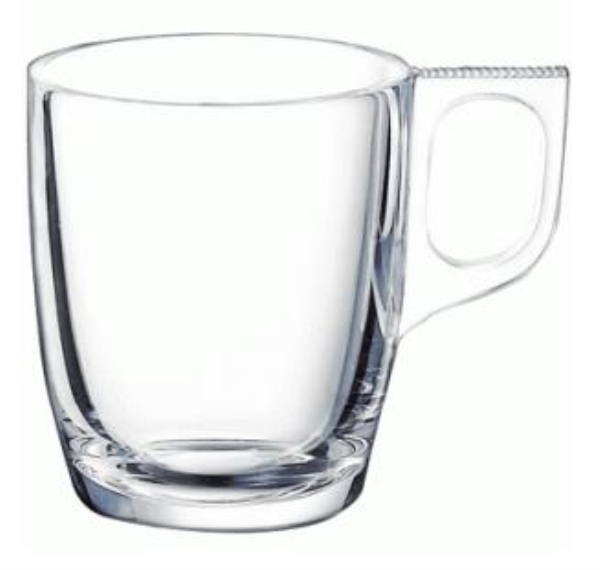 GLASS ESPRESSO CUP 90CC VOLUTO