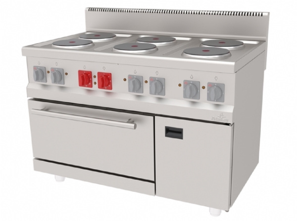 ELECTRIC RANGE WITH OVEN AEK 1270