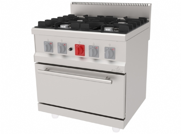 GAS RANGE WITH OVEN AGK 870