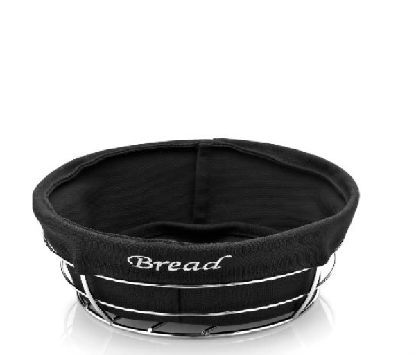 BREAD BASKET METAL ROUND 23X8.5CM BRD HW179