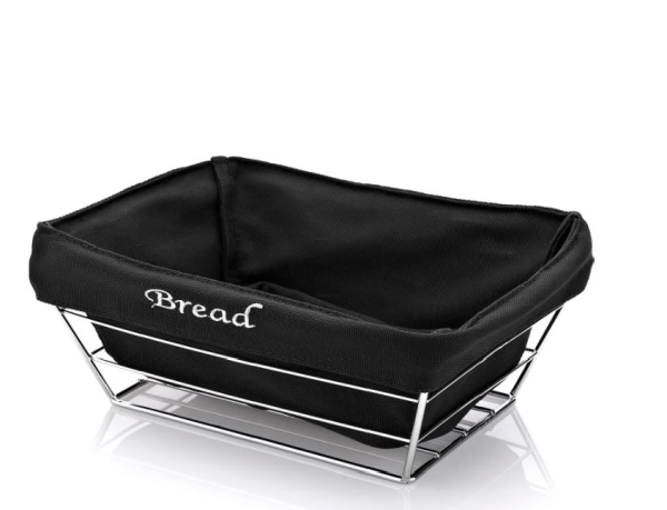 BREAD BASKET METAL 22X16X7.5CM BRD HW182