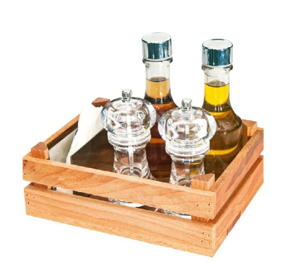 OIL VINEGAR SET WITH GRINDER 5 PCS GRV 2415