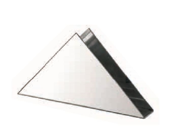 NAPKIN HOLDER TRIANGLE SS GRV 60 M