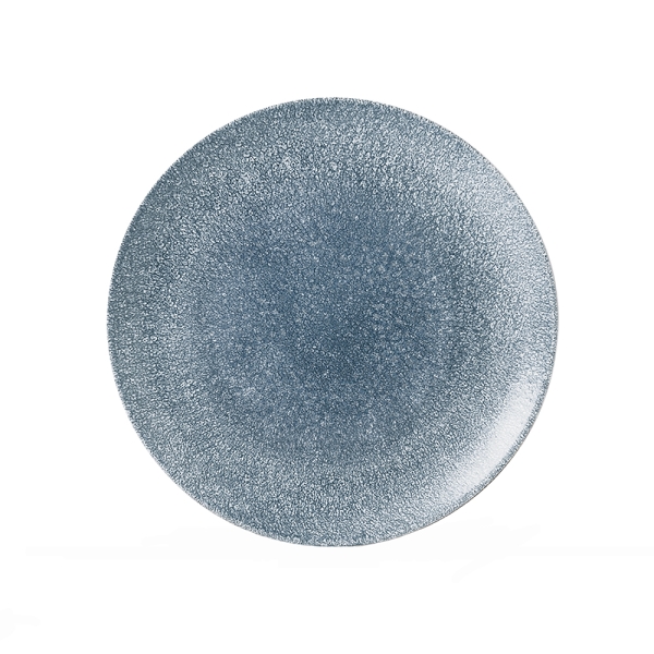 FLAT PLATE 26CM 26CM RAKU TOPAZ BLUE RKTBEV101