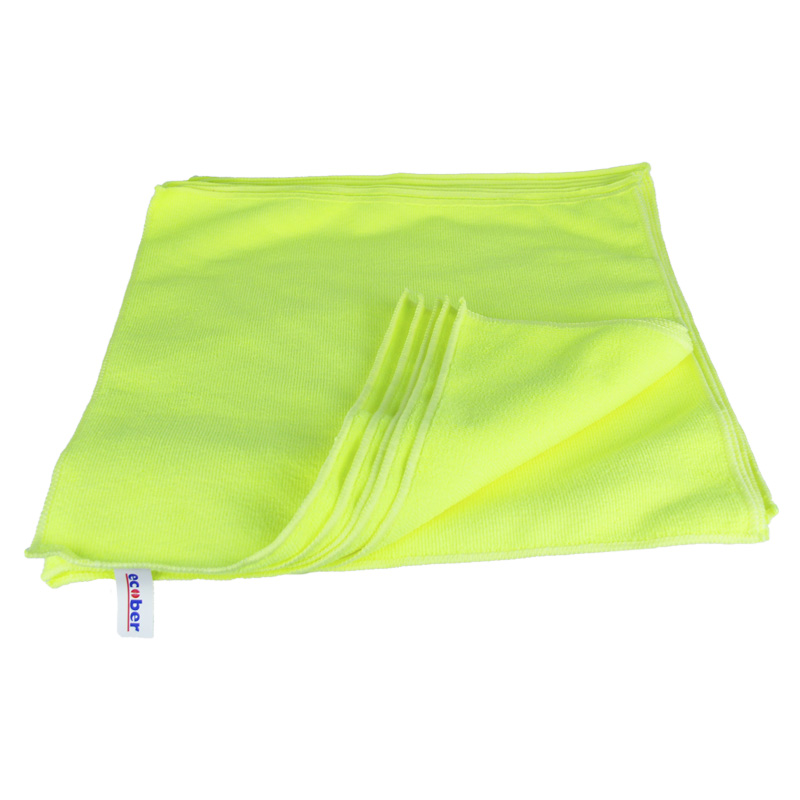 CLEANING RAG MICROFIBER TERRY GREEN 40X40 10PCS 