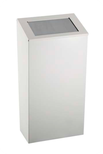 DUSTBIN PUSH LID 38 LT WHITE 0854W