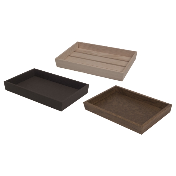 DISPLAY TRAY WOODEN 54X34X4.5CM TPS017