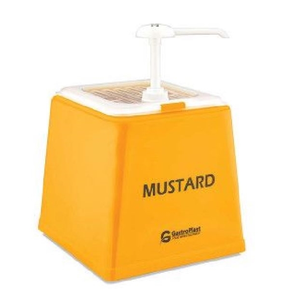 MUSTARD DISPENSER W STAND 2.5LT GDH 01