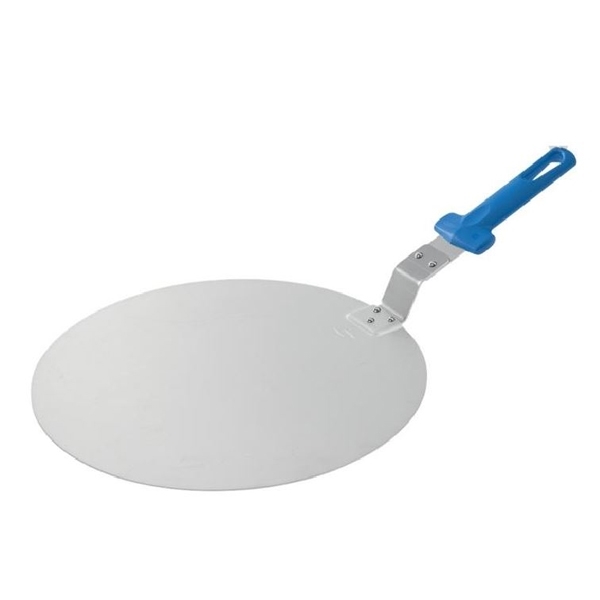 PIZZA PEEL PERFORATED OVAL 22X18CM AC STP81F