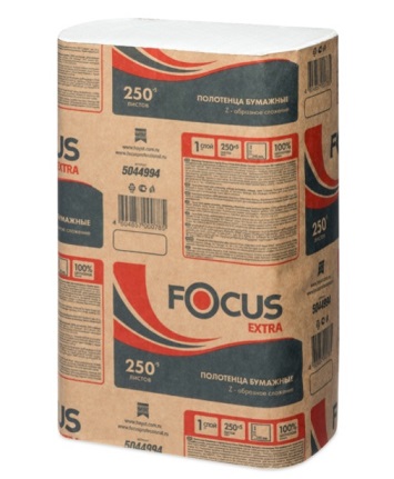 PAPER TOWEL Z FOLDING FOCUS EXTRA 1 LAYER 250X12