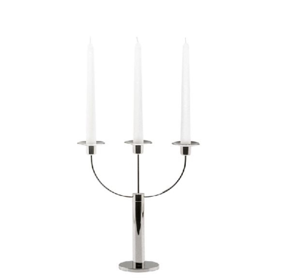 CANDELABRA 3 CANDLES 28.6CM 12.4843.0030