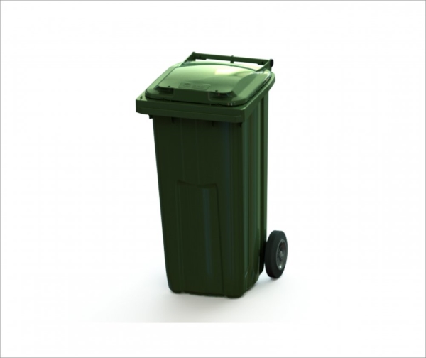 TRASH CONTAINER 120LT GREEN 23.C29