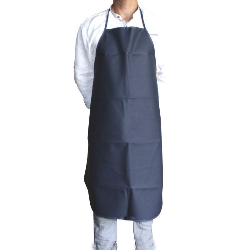 PLASTIK DISHWASHING APRON DRESS BLUE