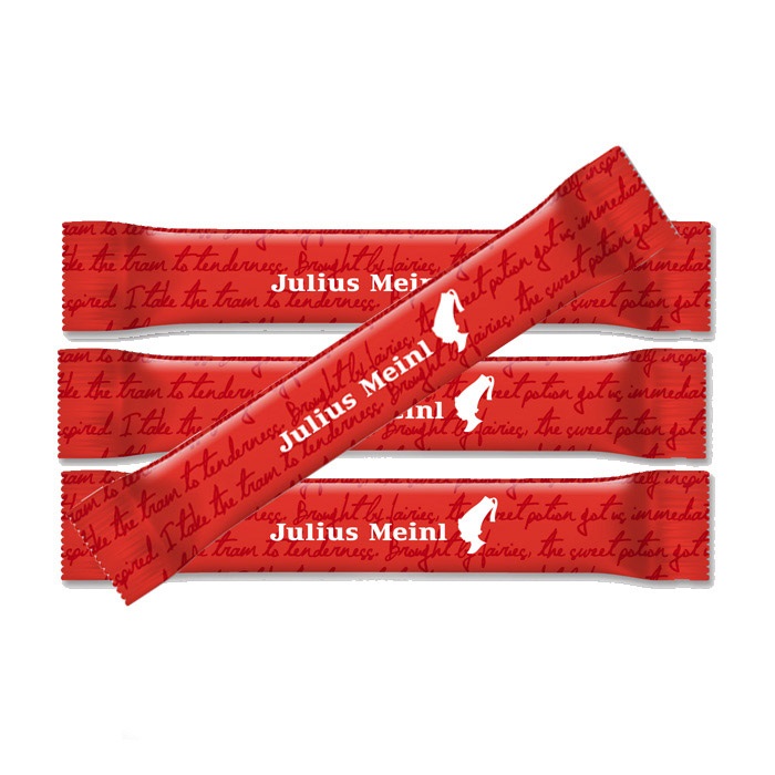 WHITE SUGAR STICK 5GR JULIUS MEINL 2000PCS 