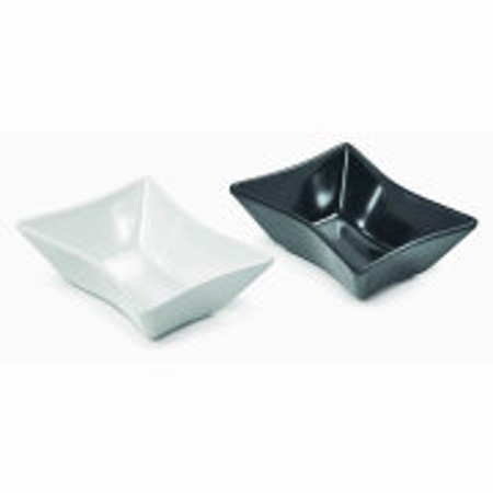 BOWL MELAMINE BLACK ROSE 10X7.8CM 58121008