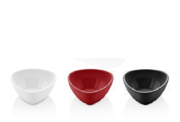 TRIANGLE BOWL MELAMINE 6.5CM 13051