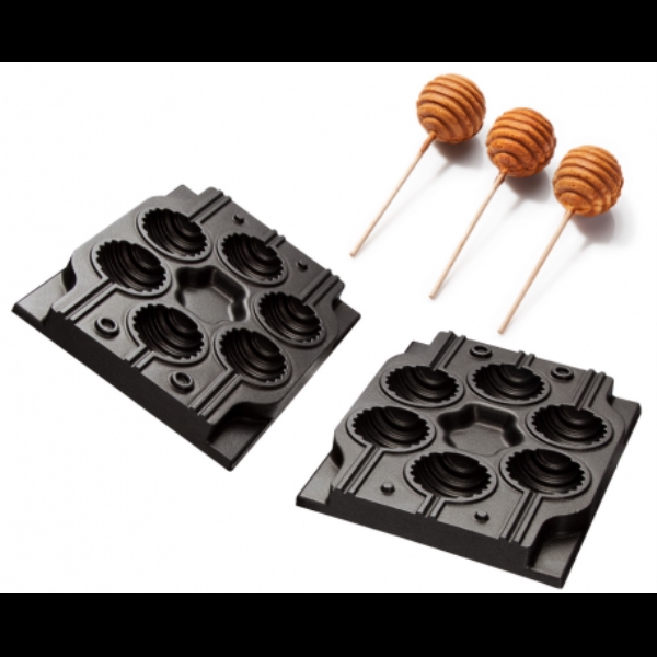 WAFFLE BAKING PLATES TWIST POPS 31 40432