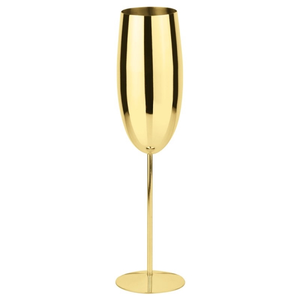 CHAMPAGNE FLUTE SS GOLD 41493G00