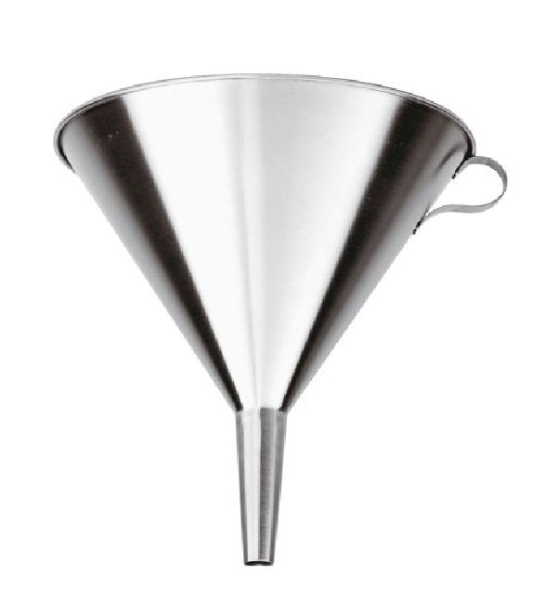 FUNNEL SS WITH STRAINER 16CM 42562 16