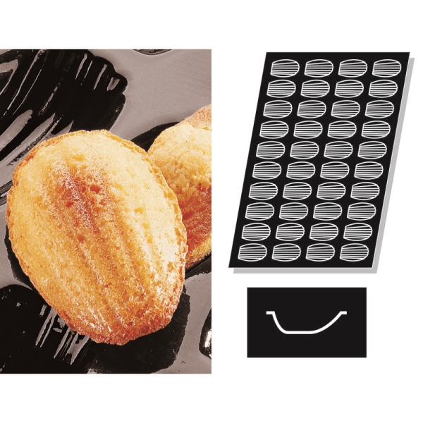 FLEXIPAN MOULD MADELEINES 40PCS 47740 17