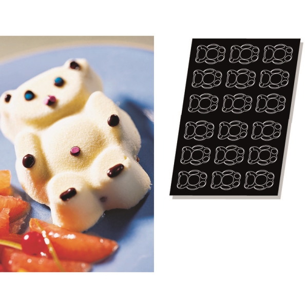 FLEXIFORM MOULD BEAR 18PCS 47740 53