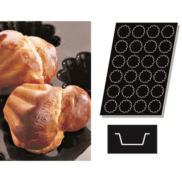 FLEXIPAN MOULD BRIOCHES 24PCS 47740 58