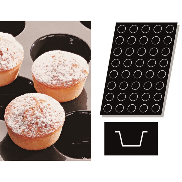 FLEXIPAN MOULD MINI MUFFINS 40PCS 47740 67