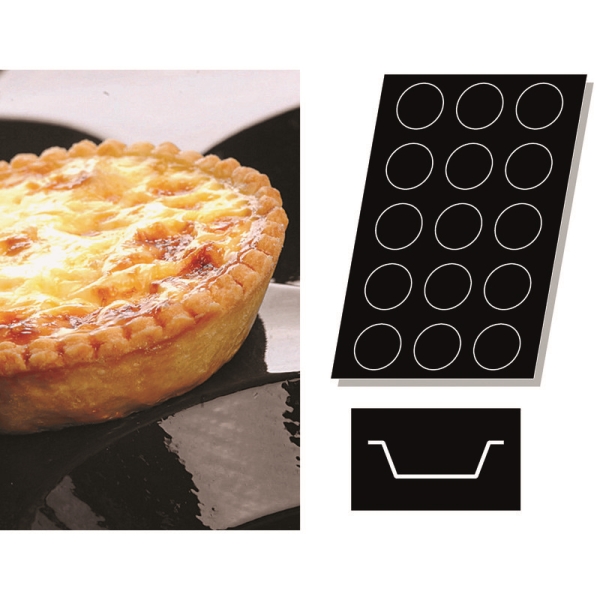 FLEXIPAN MOULD QUICHES 15PCS 47740 85