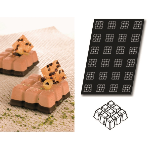 FLEXIPAN MOULD CHOCOLATE BARS 18PCS 47740128