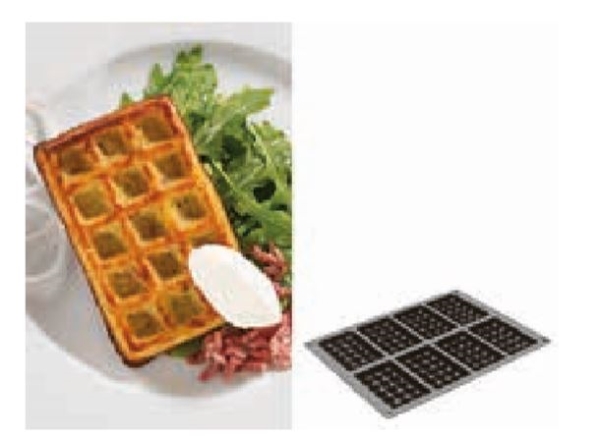 FLEXIPAN MOULD WAFFLES 8PCS 47741 38