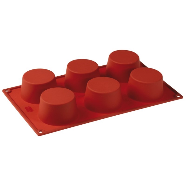 CAKE MOULD SILICONE MUFFIN 6PCS 47742 08