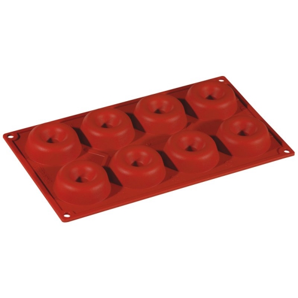 CAKE MOULD SILICONE SAVARINS 8PCS 47742 10