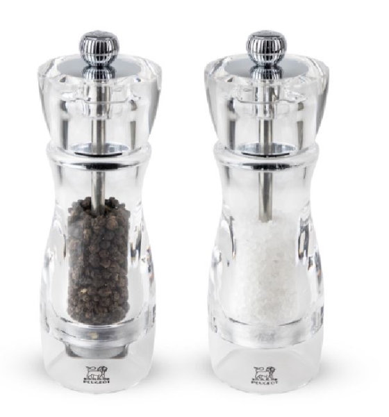 PEPPER GRINDER TRANSPARENT 16CM 18221