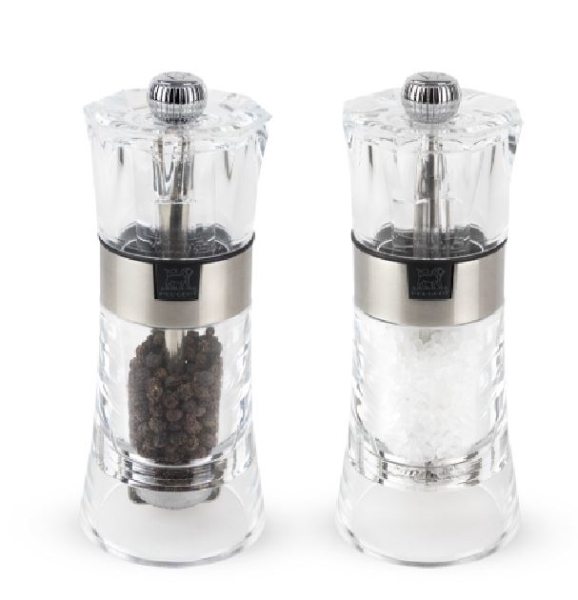 PEPPER GRINDER TRANSPARENT 14CM 34559