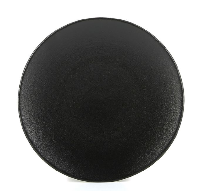 FLAT PLATE EQUINOXE BLACK 16CM 649492