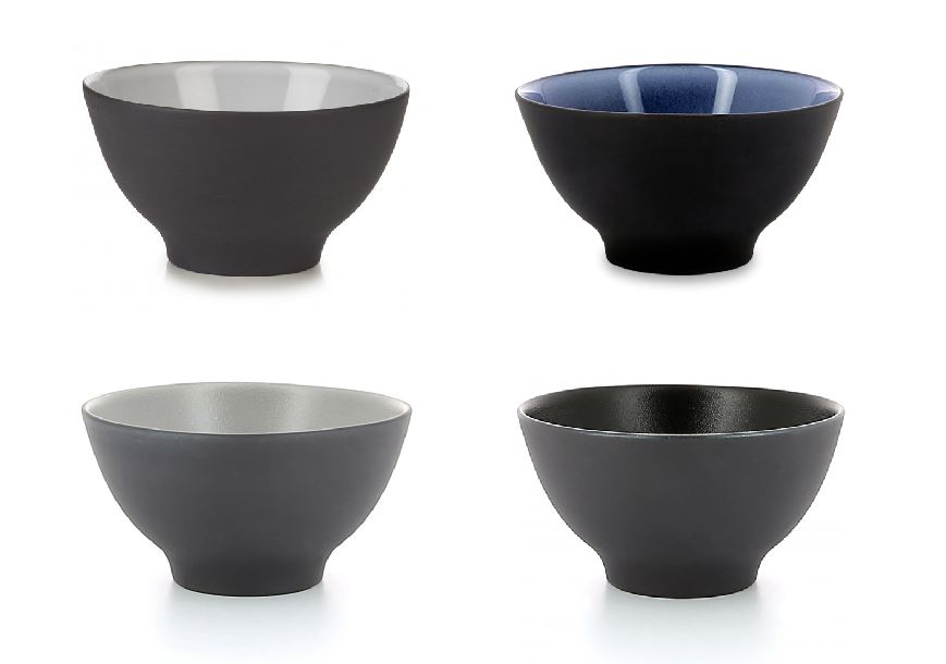 RICE BOWL EQUINOXE GREY 12CM 30CL 649594