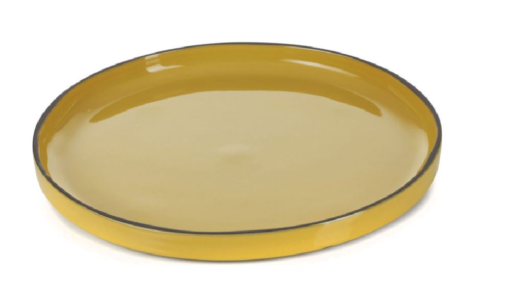 FLAT PLATE CARACTERE MUSTARD 26CM 652708