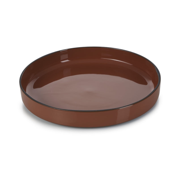 PLATE GOURMET CARACTERE BRICK 23CM 652745