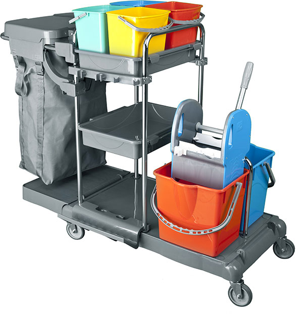 HOUSEKEEPING TROLLEY FAVORI CHROME KA405FK